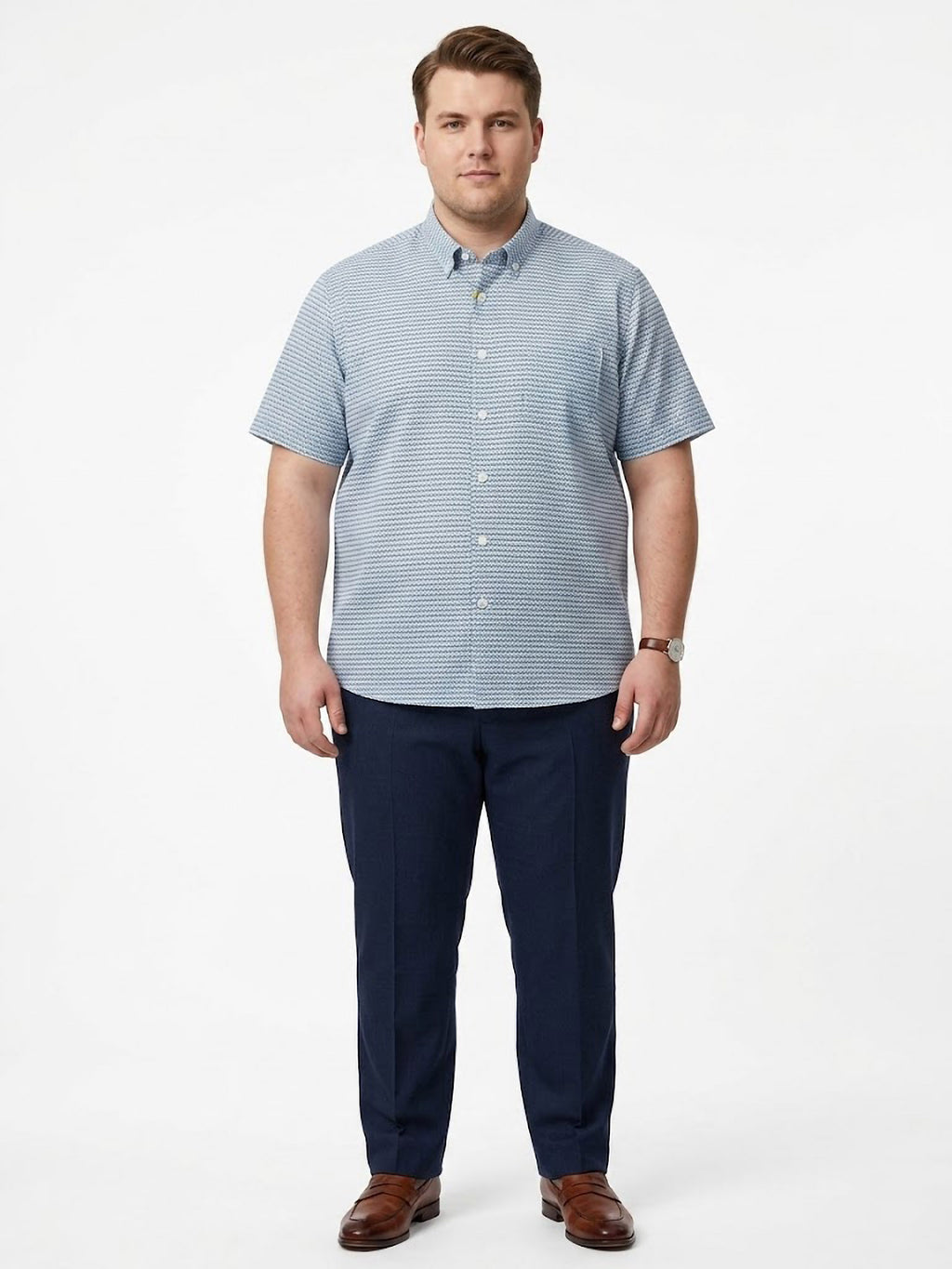 Camisa Geometric Blue ElTrau
