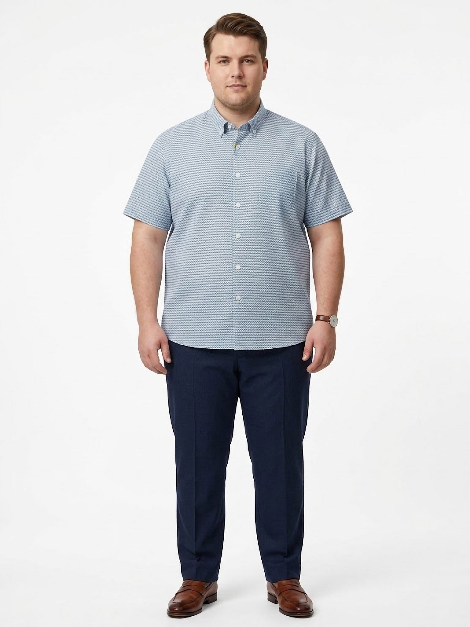Camisa Geometric Blue ElTrau