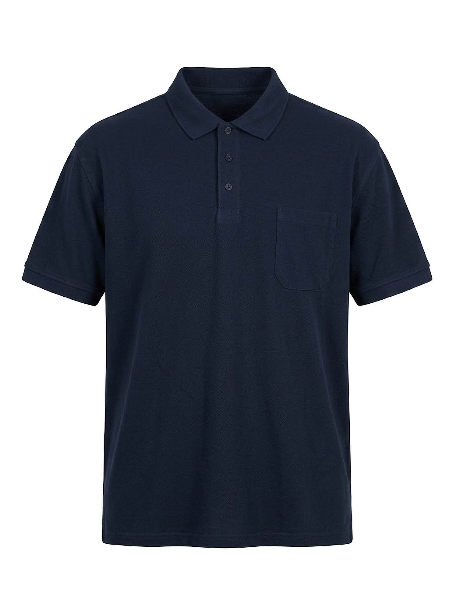 Polo Adamo de Algodón Orgánico con Bolsillo | Ajuste Premium