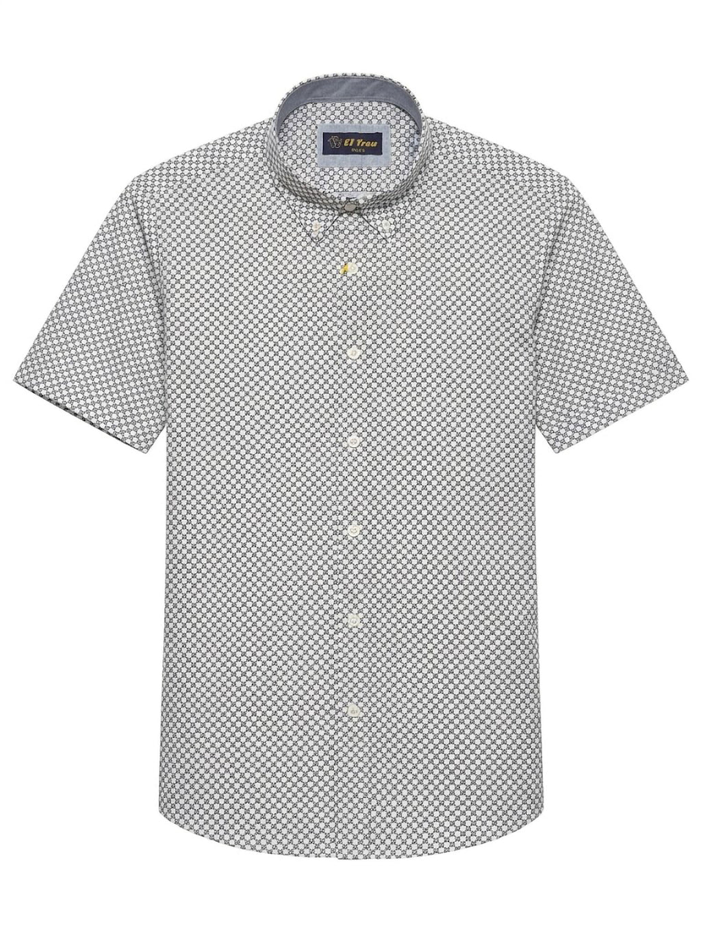 Camisa El Trau Geometric Pattern
