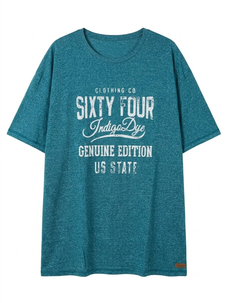 Camiseta Forestal "Sixty Four Indigo Dye"