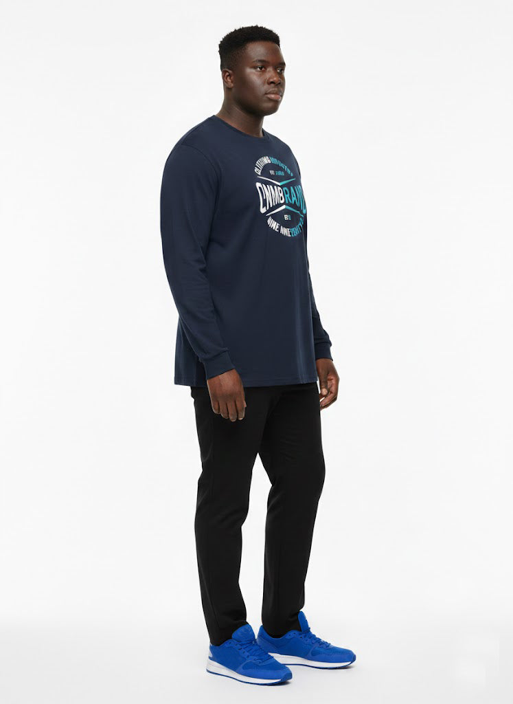 Navy Forest Long Sleeve T-Shirt