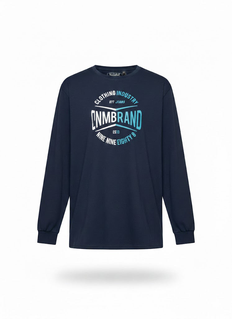Navy Forest Long Sleeve T-Shirt
